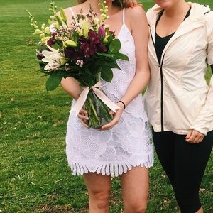 Express White Lace Dress